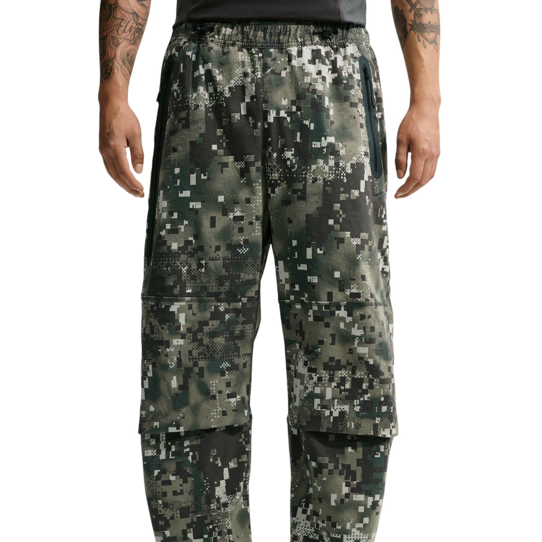 Nike Men's Tech Dri-FIT Woven Pants - Silver Sage/Black - SILVER/BLACK